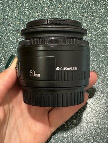 Canon lens EF 50 mm 1:1.8 - 2