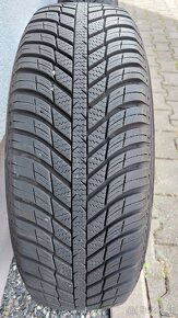 Alu kola Borbet 5x112 r15 vw Golf Caddy  zimní pneu - 2