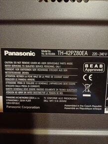 Panasonic Viera TH-42PZ80E - Plazma TV 42" - 2