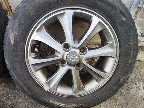 14"letní alu sada 4x100 origo Hyundai i10 Picanto TPMS - 2