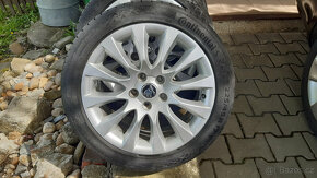 Alu kola Škoda 5X112 7,5x17 et49 letní pneu 225/45 R17 91Y - 2