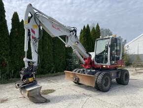 Kolový bagr Takeuchi TB295W - 2013 – ENGCON – 3x lžíce - 2