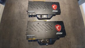 Prodam MSI GeForce GTX1080 Ti Sea Hawk + druha zdarma - 2