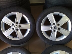 alu kola 5x112 r16 škoda zimaky 205/55r16 - 2