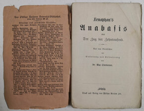 Xenophon's Anabasis oder der Zug der Zehntausend 1878 - 2