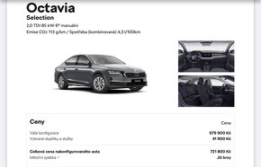 Přenechám operativní Leasing - Nová Škoda Octavia - 2