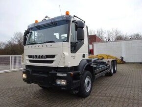 Iveco Trakker 6x4 / Abrol nosič kontejnerů / Euro 5 / 196tkm - 2