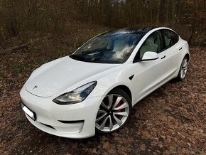 Tesla 3 Performance, refresh 9/2021, ČR, 513k - 2