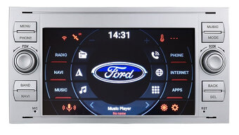 Ford 7" Android 13/14 - s gps a FM autorádiom - 2