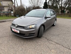 Golf 7 variant 2.0 tdi 110 kw Dsg bixenon Navi krásný stav - 2