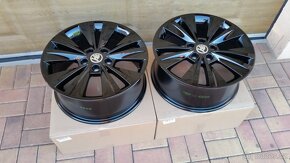 NOVÉ originální ALU kola ŠKODA 5x112 R17 Superb 2,Octavia 3 - 2