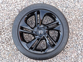 17" Alu kola = 4x100 = OPEL CORSA E – ČERNÉ – LETNÍ - TOP - 2