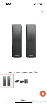 Bose Surround Speakers 700 černé Nové - 2