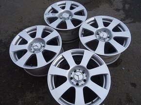 Alu disky originál Mercedes 17", 5x112, ET 43, šířka 8J - 2