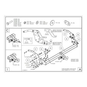 Tažné zařízení pro Ford Ranger  NOVÉ - 2