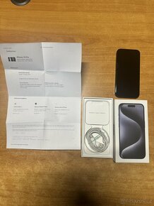 iPhone 15 PRO Blue Titanium 128 GB - 2