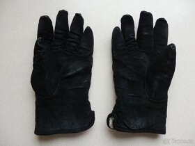Pánské kožené, teplé rukavice vel. M - 2