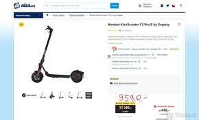 SLEVA 11.11 Elektrokoloběžka Segway Ninebot F2 Pro - 2