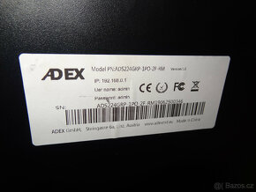 ADEX OPTICKY reversní poe managed switch 24x Gbit port 2x SF - 2