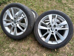 ALU kola,sada,ŠKODA TRIUS,originál,225/45 R17, 5x112,TOP - 2