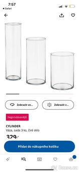 IKEA Vázy Cylinder - 2