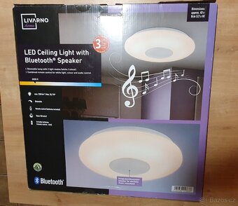 Livarno stropní led světlo s Bluetooth reproduktorem - NOVÉ - 2