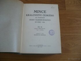 Vzácné - Čermák, Skrbek-Mince království českého - 2