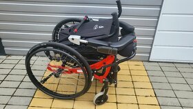 invalidni vozík 40cm 44cm s elektrickou vertikalizaciou - 2