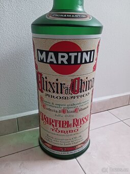 Retro reklamní lahev Martini - 2