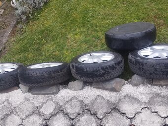 Sada ALU disků Renault + letní pneu 185/65 R15 + rezerva - 2