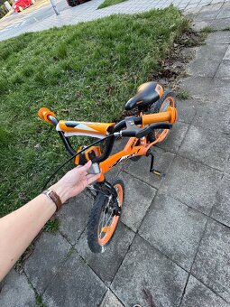 Dětské kolo SWAN MAX PRO oranžové, vel. 16" - 2