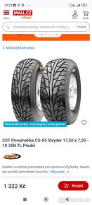 Pneu nové CST Stryder 17.5x7.5-10 (195/50-10) - 2