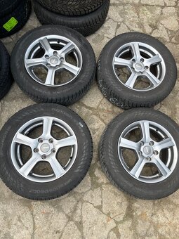 Alu kola 5x112 včetně zimních pneu 195/65 R15 - 2