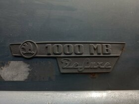 Zadní kapota Škoda 1000mb deluxe, klika obložení - 2