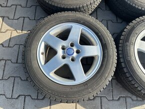 4x al kola 5x112 16 + pneu zimní 205/65 R16C - 2