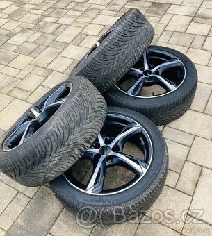 Prodám atraktivní zimní alu sadu BMW 205/50 R17, 5x120, top - 2