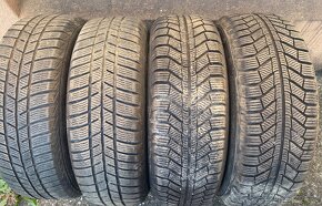 ALU 5x100 R15 oreg Škoda na slušných zimních pneu 195/65 R15 - 2