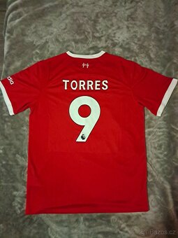 Originální fotbalový dres LIVERPOOL FC, FERNANDO TORRES 9 - 2