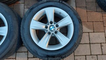 ALU letní 16", orig BMW, rozteč 5x120mm, pneu 225/55/16 - 2