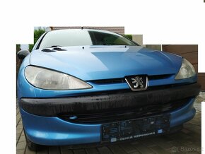 Modrý Peugeot 206, 44 kW, 1 124 ccm - 2