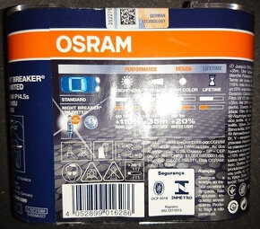 Nové OSRAM H1 12V 55W NIGHT BREAKER blistr - 2ks - 2