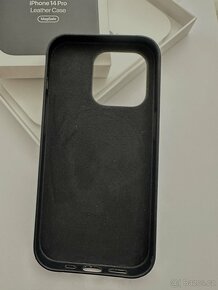 Originál kožené pouzdro Apple iPhone 14 Pro - 2