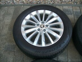 alu kola Kodiaq Pirelli 235.55.18 90% - 2