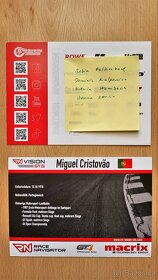 BMW Motorsport autogramkarty s originálními podpisy - 2