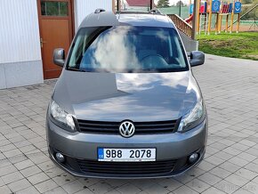 VW Caddy 1.2 TSi 77kw,5míst,138tkm,2xklíč,Původ CZ,2xPNEU - 2