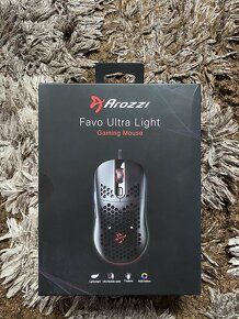 AROZZI FAVO Ultra Light černá herní myš - 2