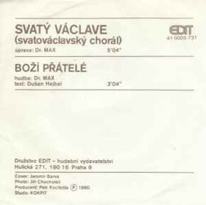 Dr Max ‎– Svatý Václave (Svatováclavský Chorál)  (SP) - 2