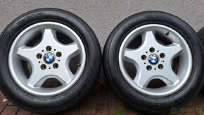 Dobová kola BMW E34 / E36 - styling 16 s pneu 225/55 R16 - 2