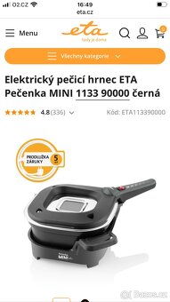 Pečenka ETA mini 1133 - NOVÁ - 2