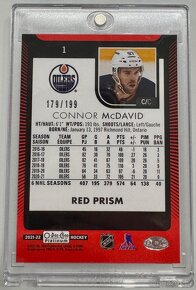 Connor McDavid, Red Prism, limit 179/199 - 2